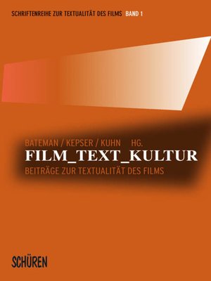 cover image of Film--Text--Kultur